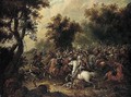 A Cavalry Engagement At The Edge Of A Wood - Pieter Meulener