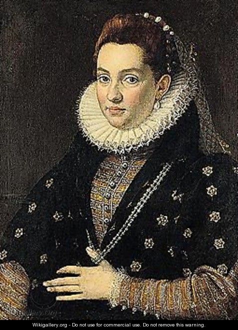 Portrait Of A Lady, Possibly Lucrezia Colonna - Scipione Pulzone