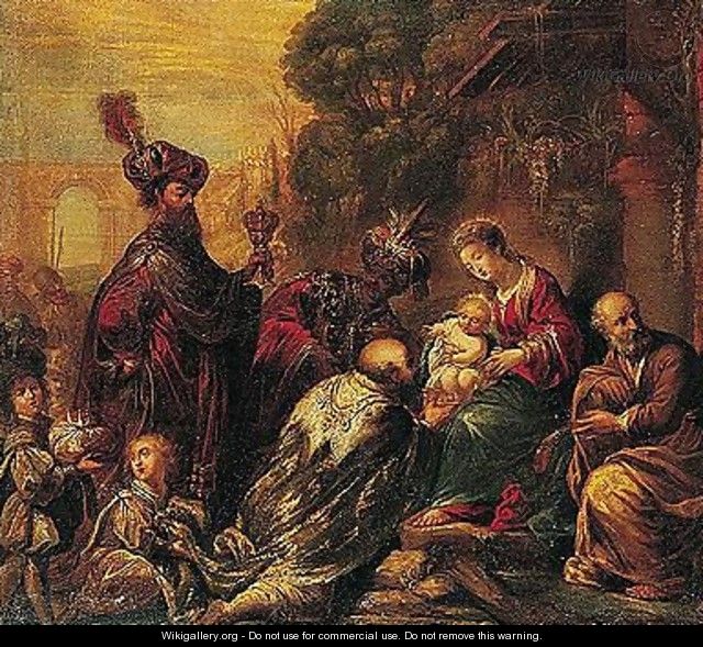 The Adoration Of The Magi - Claude Vignon