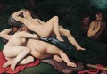 Diana Sleeping With Her Nymphs, Spied On By Satyrs - Cornelis Cornelisz Van Haarlem