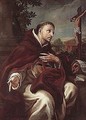 A dominican Saint, possibly Saint Thomas Aquinas - (after) Francesco Trevisani