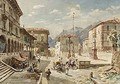 Upper Italien Town (1880) - Gustave Bauernfeind