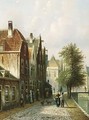 A View Of The Palmgracht - Johannes Franciscus Spohler