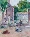 Cour de ferme A bessy-sur-cure - Maximilien Luce