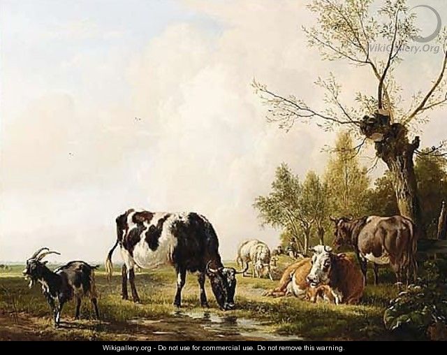 A Summer Landscape - Pieter Gerardus Van Os