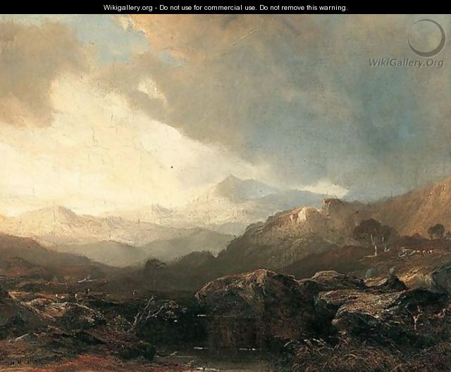 Highland Loch Scene - Horatio McCulloch