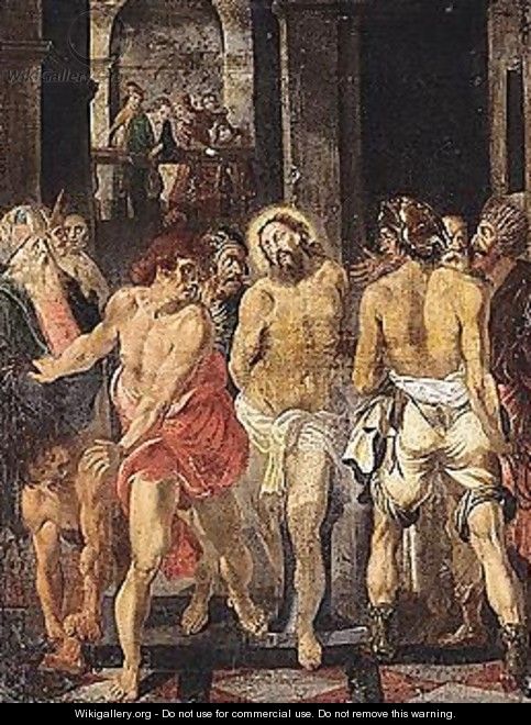The flagellation of Christ - (after) Giuseppe (d