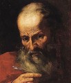 The head of an evangelist - Italian School