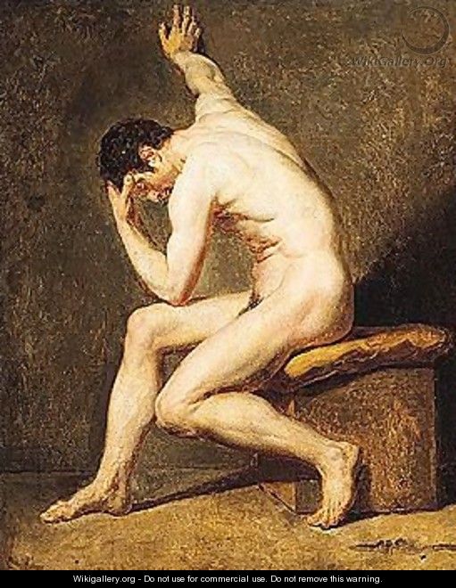 Male nude - French School
