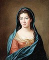 Portrait of a lady, wearing a blue cloak - (after) Elisabeth Vigee-Lebrun