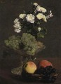 Nature Morte, Fleurs Et Fruits - Ignace Henri Jean Fantin-Latour