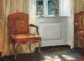 Interior With Red Chair - Carl Vilhelm Holsoe