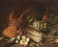 Artichokes, Red Cabbage And - Flemish School