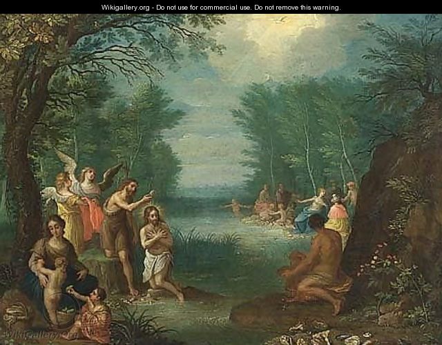 The Baptism Of Christ - Jacob Andries Beschey