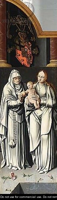 Madonna and child with St.Anne - (after) Barthel The Younger Bruyn