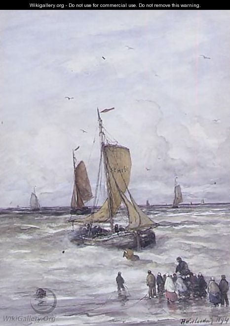 Ships At Sea - Hendrik Willem Mesdag