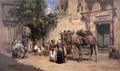 In The Courtyard 2 - Frederick Arthur Bridgman