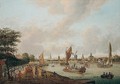 A View Of Amsterdam From The Buiten-amstel - (after) Abraham Storck