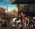 Feeding The Dogs - Abraham Danielsz Hondius