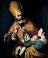 The Blessing Of Saint Blaise - Francesco De Rosa (Pacecco De Rosa)