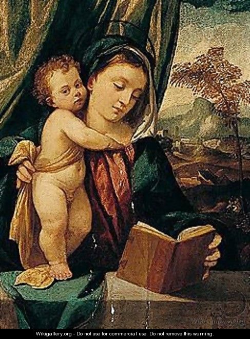 The Madonna And Child - Bonifacio Veronese (Pitati)