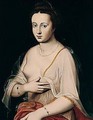 Portrait of a lady, said to be Diane of Poitiers - (after) Fontainebleau