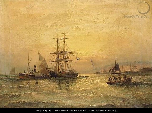 Off Portsmouth - Hubert Thornley