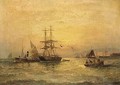 Off Portsmouth - Hubert Thornley