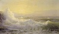 Crashing waves at sunset - William Trost Richards