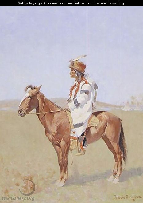 Blackfoot indian chief - Frederic Remington