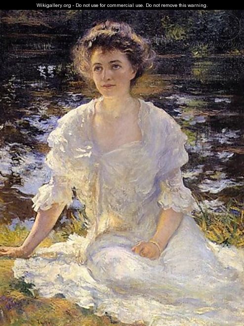 Portrait of Eleanor Hyde - Edmund Charles Tarbell