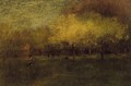 Apple blossoms - George Inness