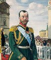 Portrait of emperor Nicholas II Alexandrovich - Boris Kustodiev
