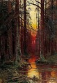 Woodland scene - Iulii Iul'evich (Julius) Klever