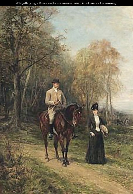Colonel And Mrs Wyndham Murray - Heywood Hardy