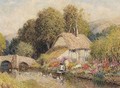 Grandmother's Garden - Arthur Claude Strachan