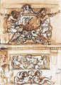 Studies of vaulting decorations - Etienne de Lavallee-Poussin