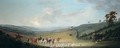 An Extensive Landscape With Hunting Party - Thomas Smith of Derby