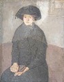 Girl Posing In A Hat With Tassels - Gwen John