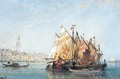 Sailing Boats On The Lagoon, Venice - William Wyld