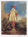 Study Of A Gentleman In Elizabethan Costume - David Cox