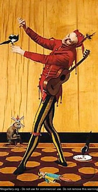 The court jester and the magpie - Albert Lambron Des Pilitieres The court jester and the magpie - Albert Lambron Des Pilitieres