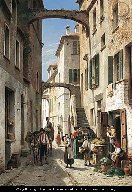 The Via Mezzo In Bordighera - Jacques Carabain
