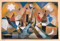 Segelschiffe, Den Sturm Abwartend (Sailing Ships Waiting For The Storm) - Paul Klee