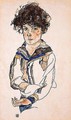 Portrait of a boy 2 - Egon Schiele