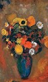 Fleurs Dans Un Vase Vert 2 - Odilon Redon