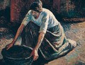 Femme Avec Un Baquet D'Eau (Etude Pour 'Le Bain De Frederic') - Maximilien Luce