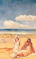 Baigneuses Sur La Plage - Emile Bernard