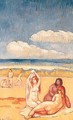 Baigneuses Sur La Plage - Emile Bernard