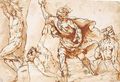 Pen And Brown Ink And Wash - Francesco Maffei